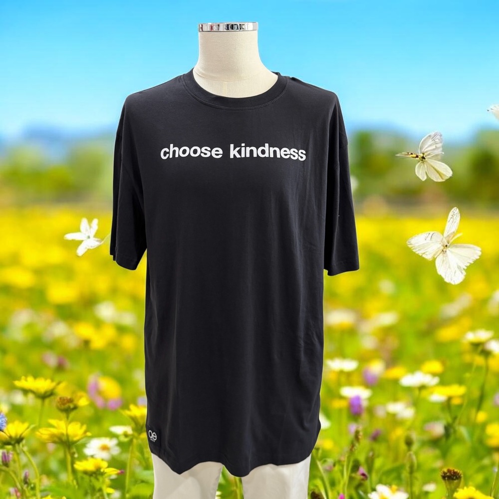 Queer Eye Choose Kindness Graphic Tee Black Oversized Unisex XL Streetwear